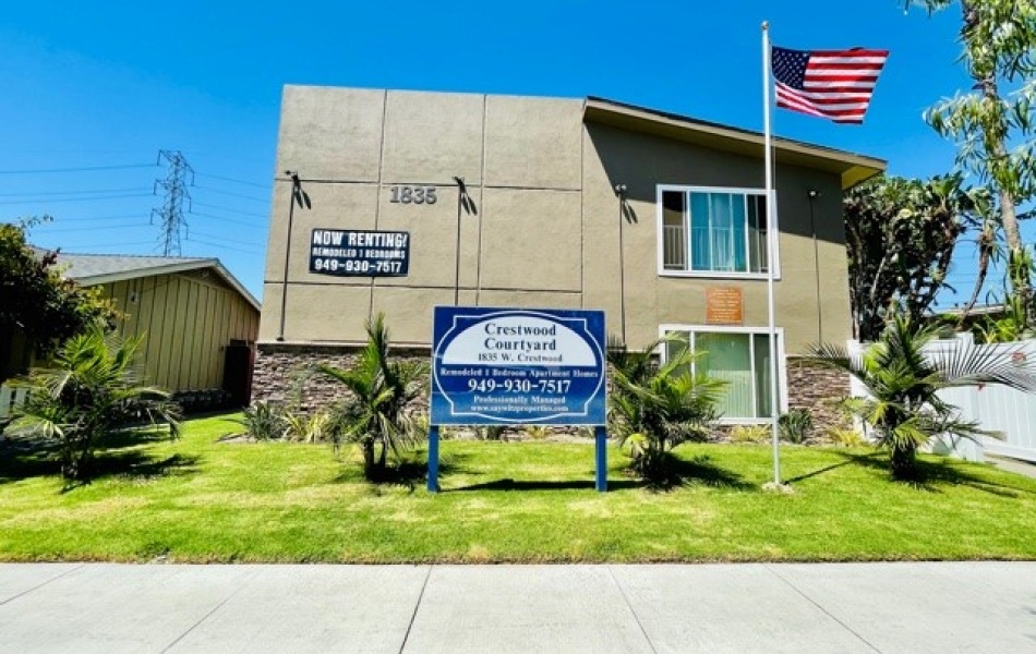 1835 W. Crestwood Lane, Anaheim, CA 92804, 1 Bedroom Bedrooms, ,1 BathroomBathrooms,Apartment,For Rent,W. Crestwood Lane,1,1093