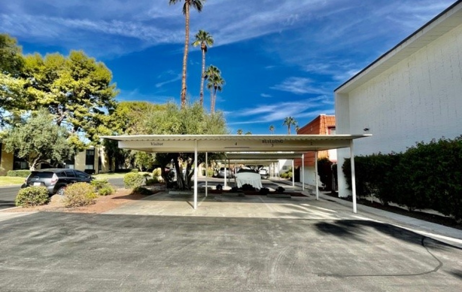 Visitor parking carport